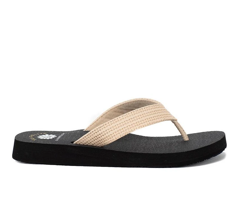 Women's Yellow Box Noon Flip-Flops