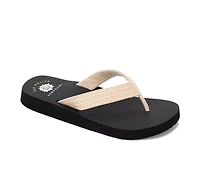 Women's Yellow Box Noon Flip-Flops