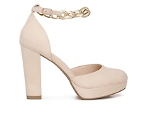 Women's London Rag Indigo Platform Pumps