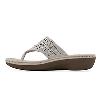 Women's Cliffs by White Mountain Comate Wedge Flip-Flops