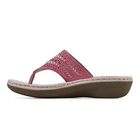 Women's Cliffs by White Mountain Comate Wedge Flip-Flops