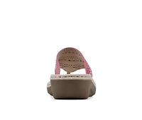 Women's Cliffs by White Mountain Comate Wedge Flip-Flops