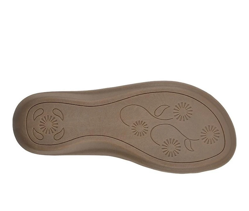 Women's Cliffs by White Mountain Comate Wedge Flip-Flops