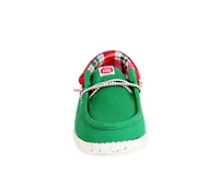 Kids' HEYDUDE Little Kid & Big Wally Holiday Elf Casual Shoes