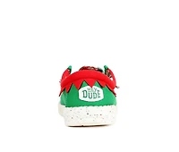 Kids' HEYDUDE Little Kid & Big Wally Holiday Elf Casual Shoes