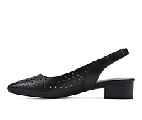 Women's White Mountain Boronic Slingback Pumps