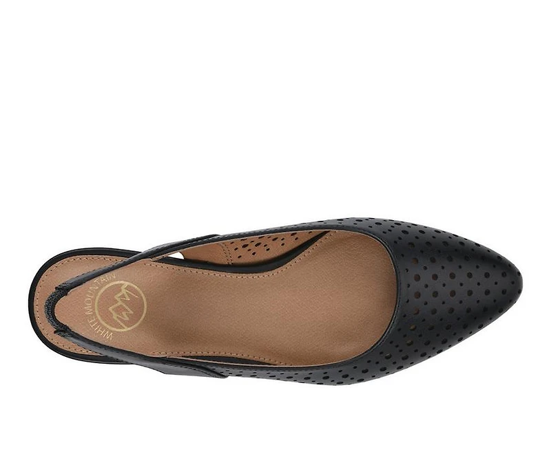 Women's White Mountain Boronic Slingback Pumps