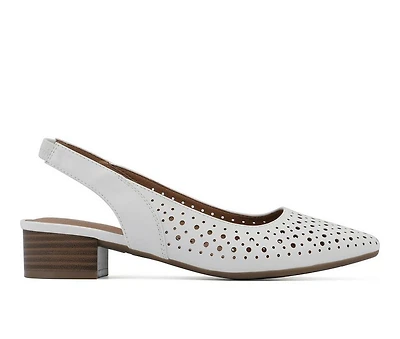 Women's White Mountain Boronic Slingback Pumps