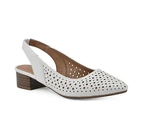 Women's White Mountain Boronic Slingback Pumps