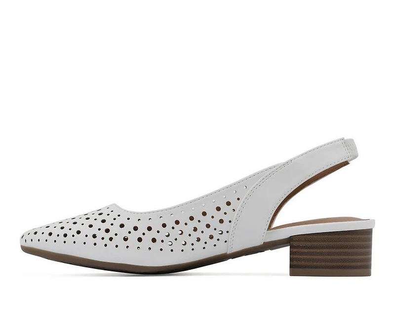 Women's White Mountain Boronic Slingback Pumps
