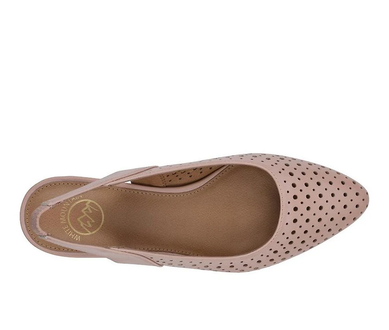 Women's White Mountain Boronic Slingback Pumps
