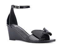 Women's New York and Company Shelby Wedge Sandals