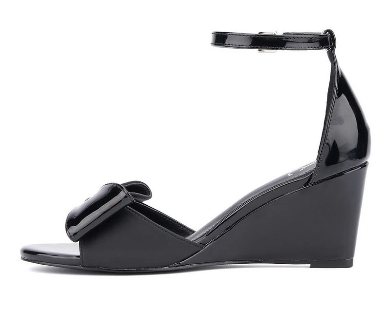 Women's New York and Company Shelby Wedge Sandals
