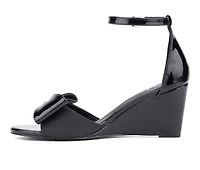 Women's New York and Company Shelby Wedge Sandals