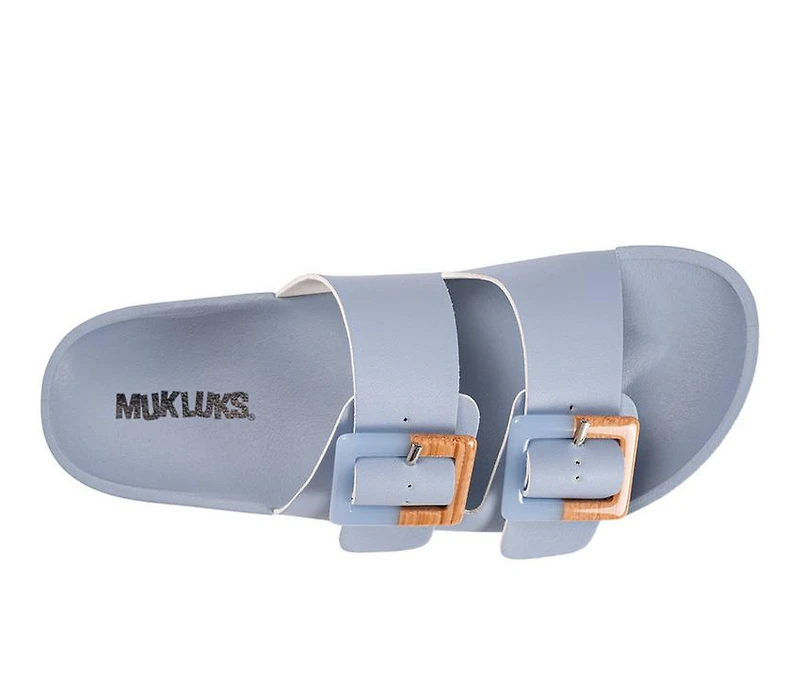 Women's MUK LUKS Grand Cayman Footbed Sandals