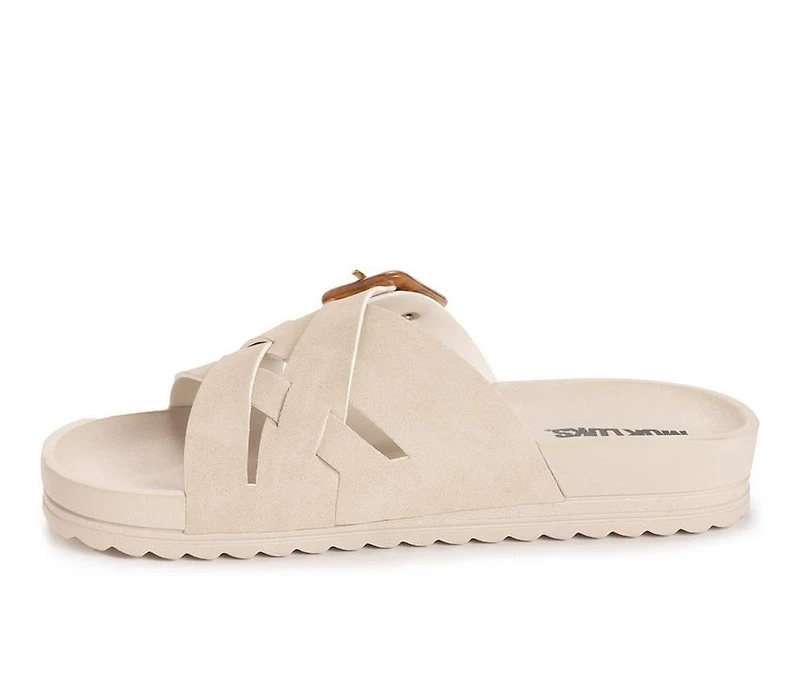 Women's MUK LUKS Grand Shayna Footbed Sandals
