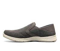 Men's Nunn Bush Conway EZ Canvas Moc Toe Slip On Shoes