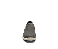 Men's Nunn Bush Conway EZ Canvas Moc Toe Slip On Shoes