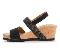 Women's MUK LUKS Wendy Wedge Sandals