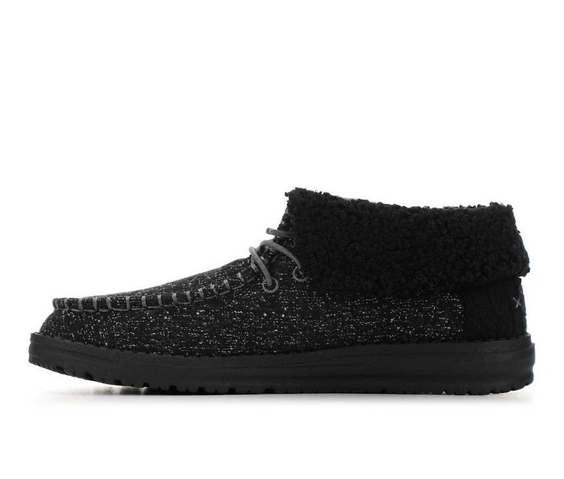 Women's HEYDUDE Wendy Fold Brush Cozy Booties