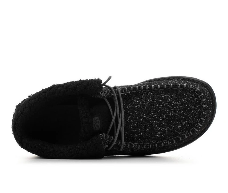 Women's HEYDUDE Wendy Fold Brush Cozy Booties