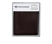 Dockers Accessories Leather RFID Passcase