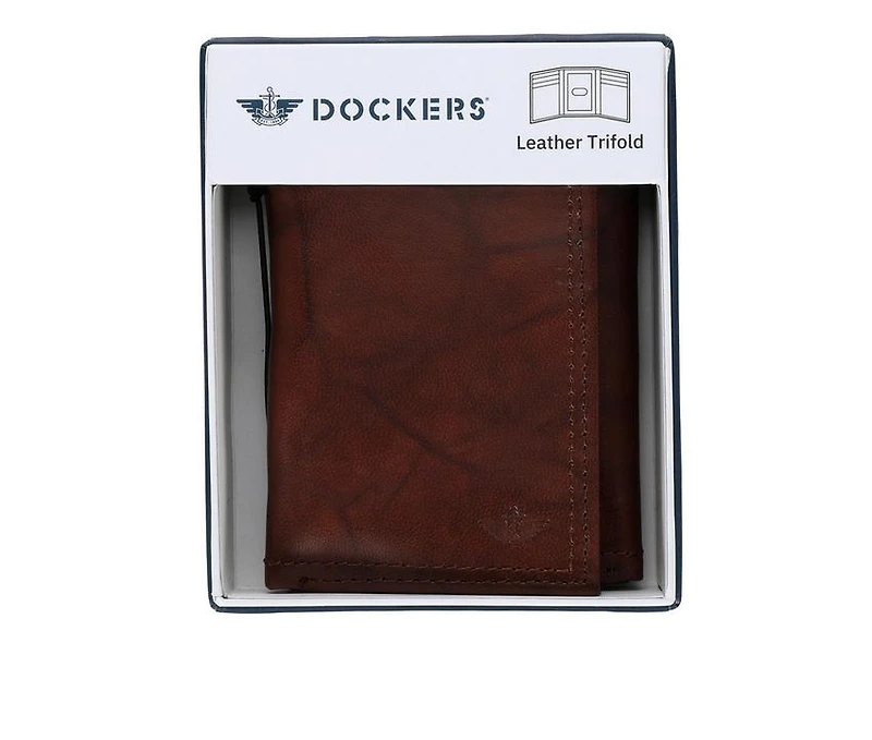 Dockers Accessories Leather RFID x-cap Trifold