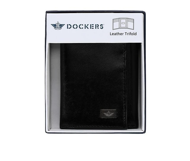 Dockers Accessories Leather RFID Extra Trifold