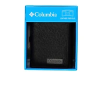 Columbia Leather Trifold with Zipper
