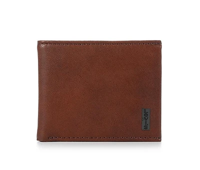 Levi's Accessories Leather RFID Moore Traveler Wallet