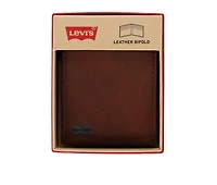 Levi's Accessories Leather RFID Moore Traveler Wallet