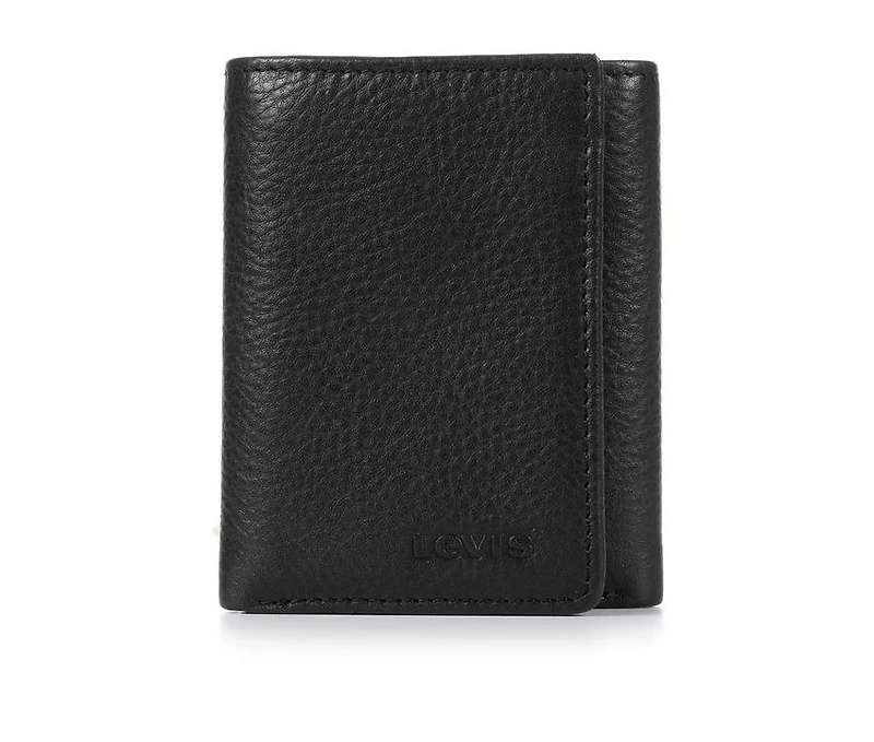 Levi's Accessories Leather Slim Trifold Wallet