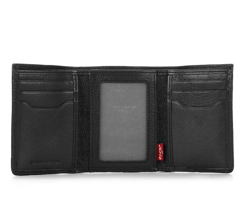 Levi's Accessories Leather Slim Trifold Wallet