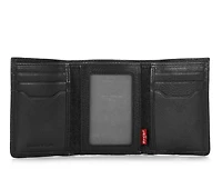 Levi's Accessories Leather Slim Trifold Wallet