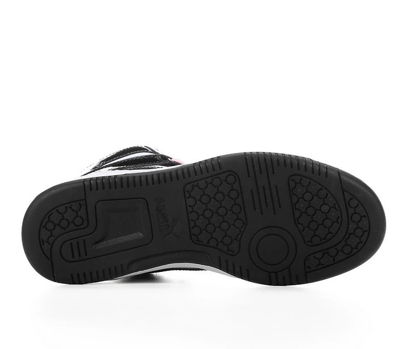 Girls' Puma Big Kid Rebound Layup Shine High Top Sneakers