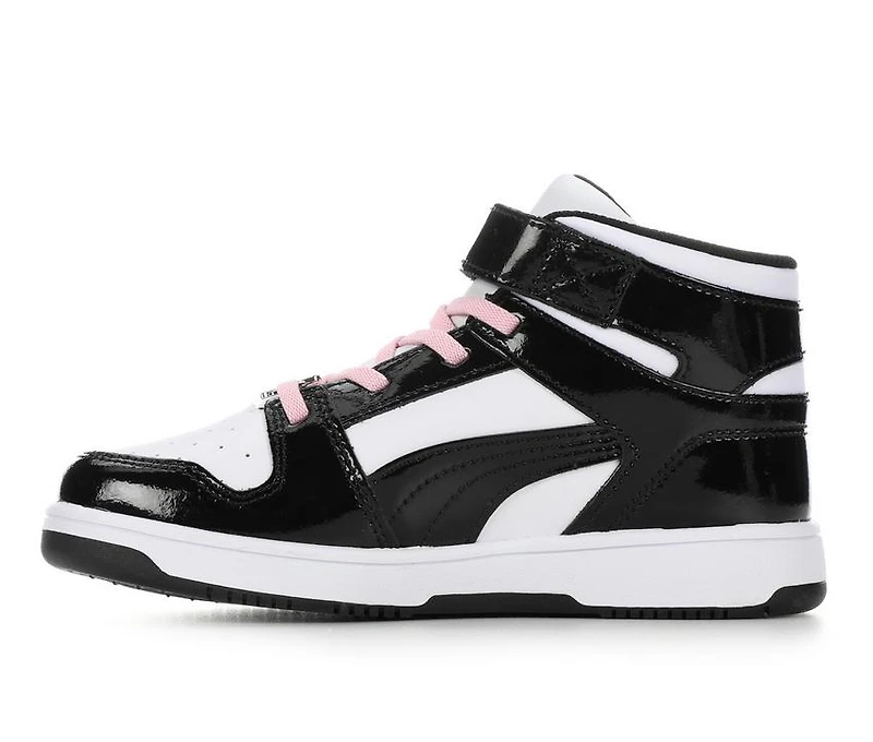 Girls' Puma Rebound Layup Shine Preschool Girls High-Top Sneakers