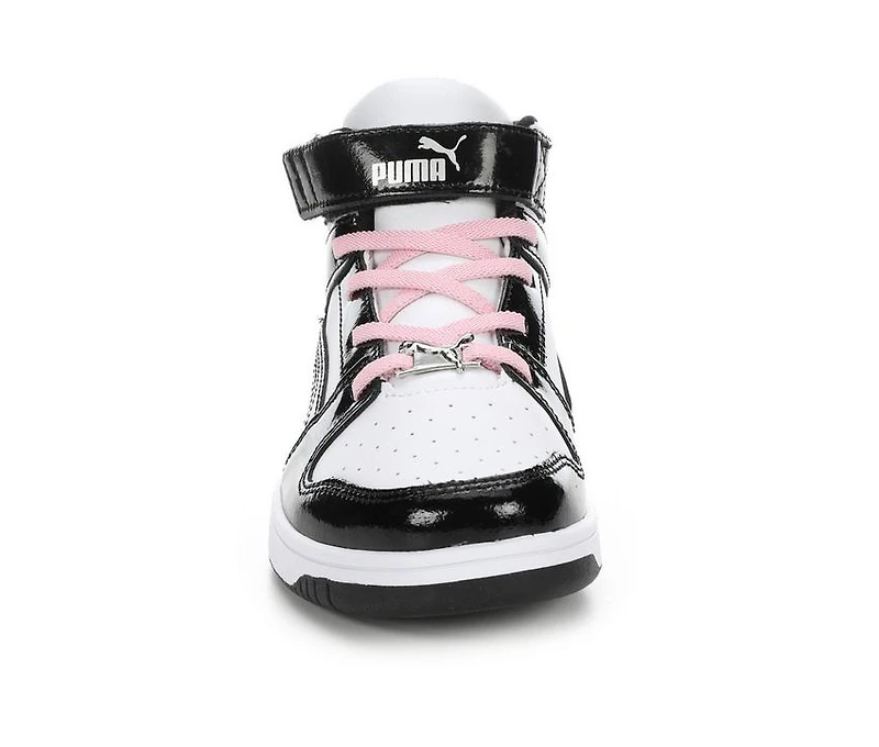 Girls' Puma Rebound Layup Shine Preschool Girls High-Top Sneakers