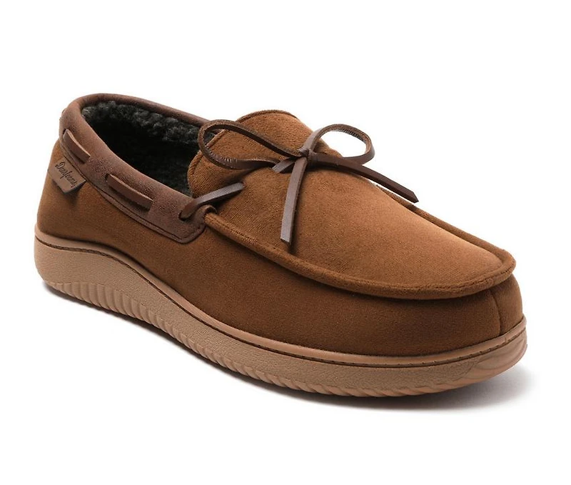 Dearfoams Pierce Microsuede Moc Slippers