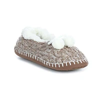 MUK LUKS Women's Knit Ballerina Slippers