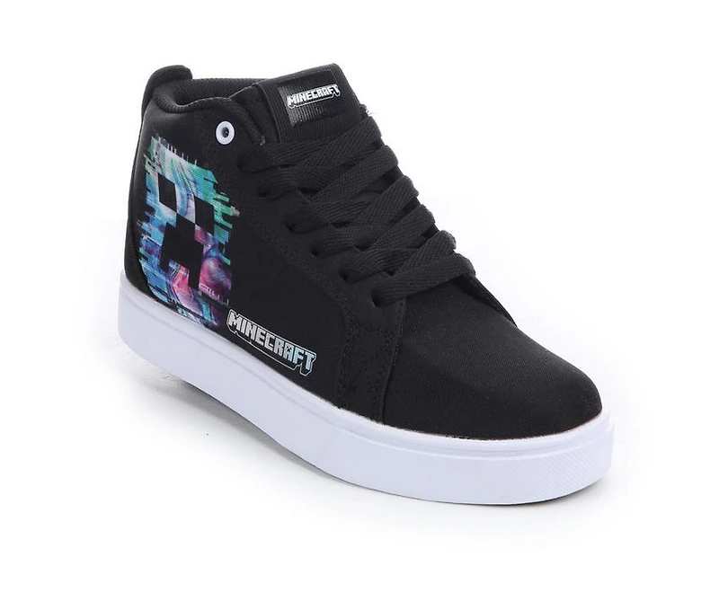 Kids' Heelys Racer Mid Minecraft Skate Sneakers