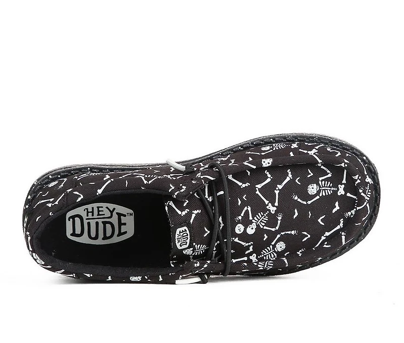 Kids' HEYDUDE Little Kid & Big Wally Y Skeletons Casual Shoes