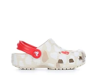 Kids' Crocs Infant & Toddler Classic Heart Print Clogs
