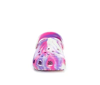 Girls' Crocs Infant & Toddler Classic Glow Marbled Clogs