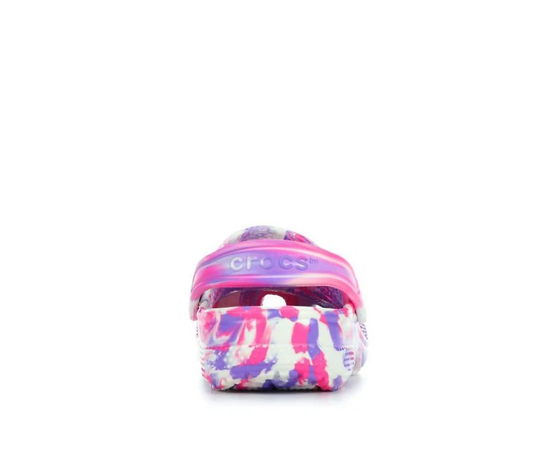 Girls' Crocs Infant & Toddler Classic Glow Marbled Clogs