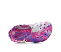 Girls' Crocs Infant & Toddler Classic Glow Marbled Clogs