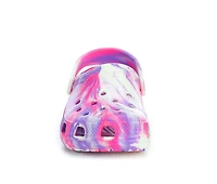 Girls' Crocs Little Kid & Big Classic Glow Marbled Clogs