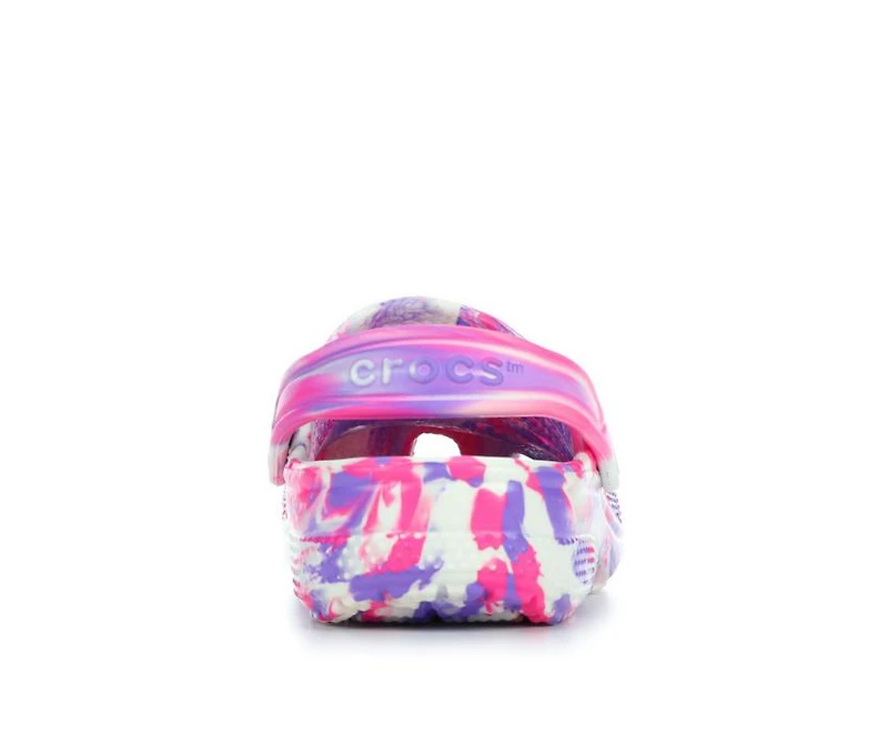Girls' Crocs Little Kid & Big Classic Glow Marbled Clogs