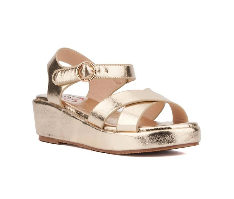 Girls' Olivia Miller Little & Big Kid Sweetie Wedge Sandals