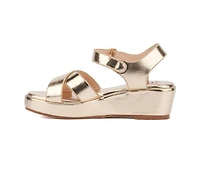 Girls' Olivia Miller Little & Big Kid Sweetie Wedge Sandals