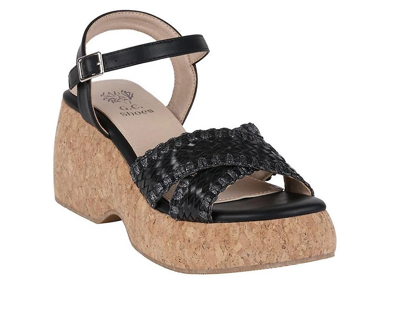 Women's GC Shoes Lucy Platform Wedge Sandals